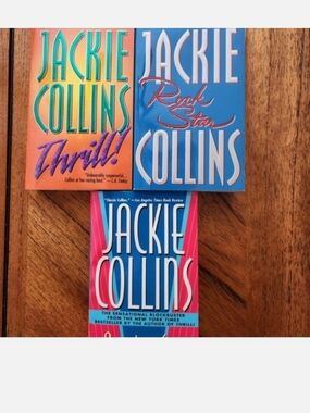 Jackie Collins Paperback Book Lot - Softcover